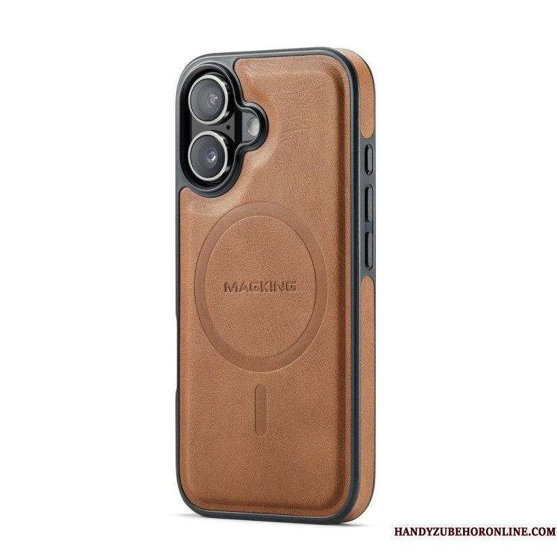 Hoesje iPhone 17 Magsafe Compatibel Met Premium Leerlook