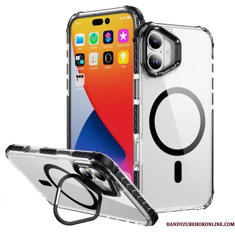Hoesje iPhone 17 Magsafe-compatibele Steun En Lensbescherming