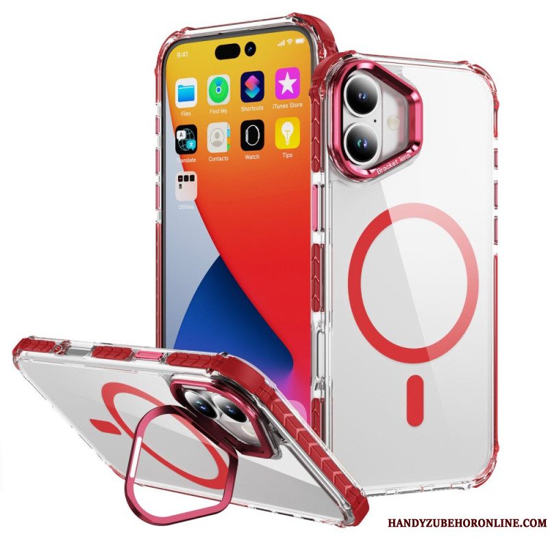Hoesje iPhone 17 Magsafe-compatibele Steun En Lensbescherming