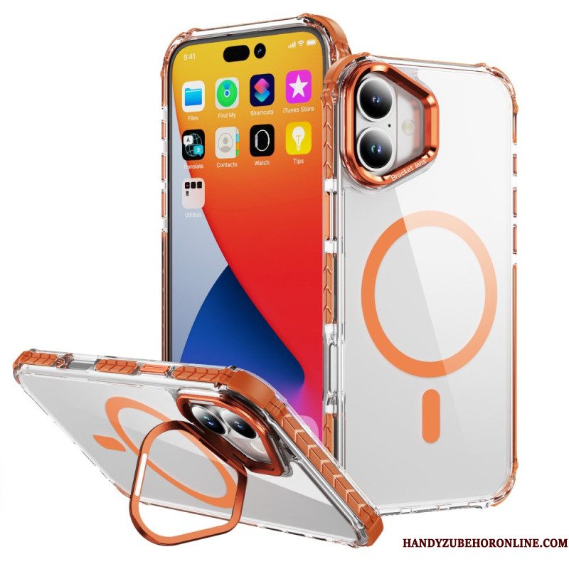 Hoesje iPhone 17 Magsafe-compatibele Steun En Lensbescherming