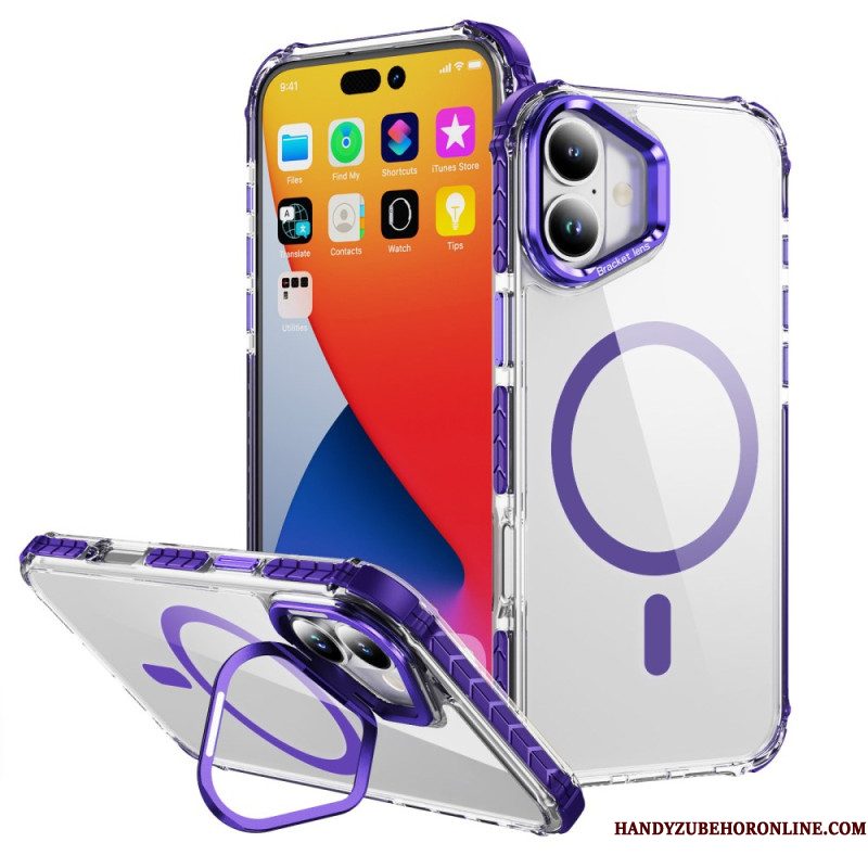 Hoesje iPhone 17 Magsafe-compatibele Steun En Lensbescherming