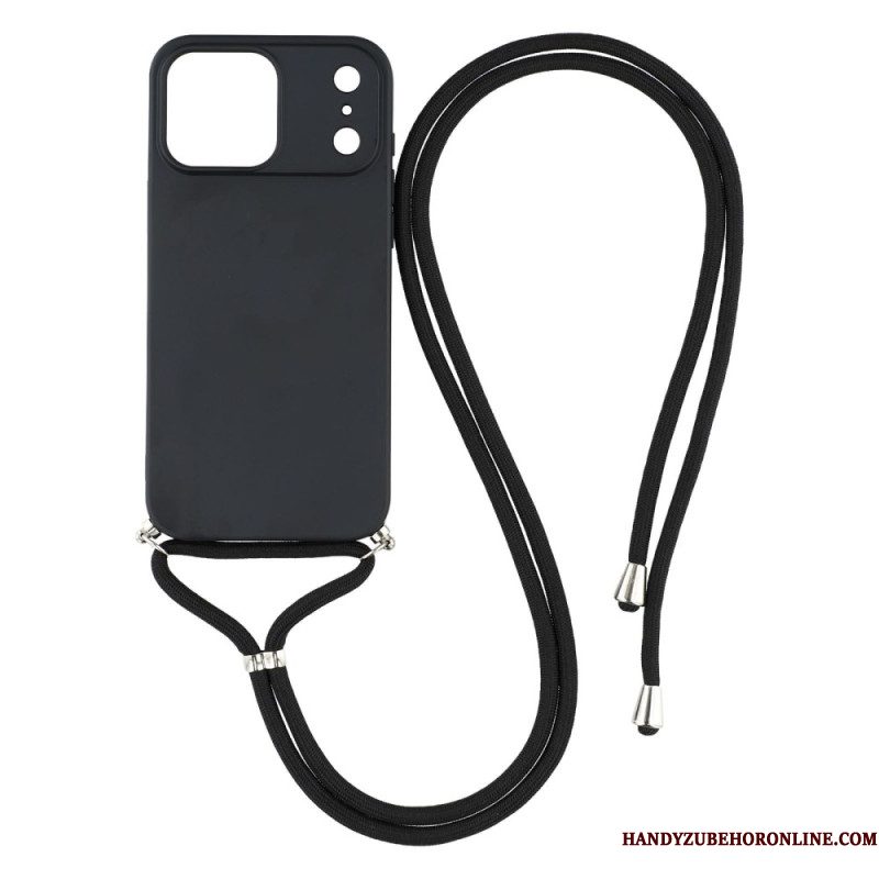 Hoesje iPhone 17 Pro Klassiek Koord