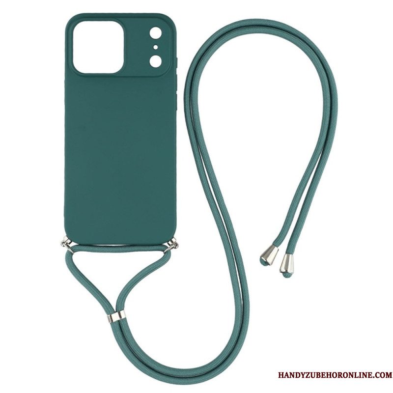 Hoesje iPhone 17 Pro Klassiek Koord