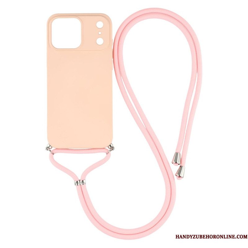 Hoesje iPhone 17 Pro Klassiek Koord
