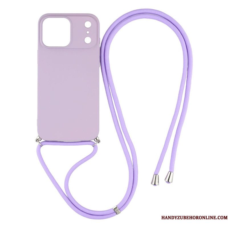 Hoesje iPhone 17 Pro Klassiek Koord