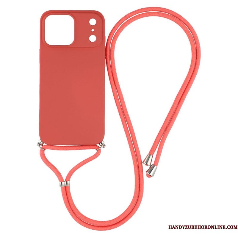 Hoesje iPhone 17 Pro Klassiek Koord