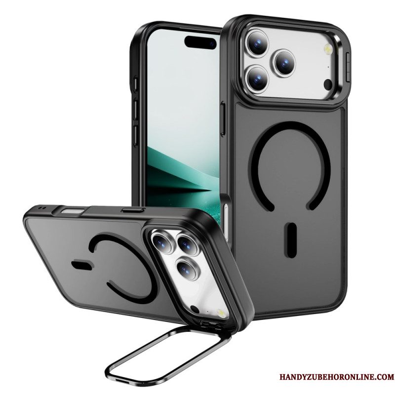 Hoesje iPhone 17 Pro Magnetisch Met Lenshouder Bescherming Hoesje