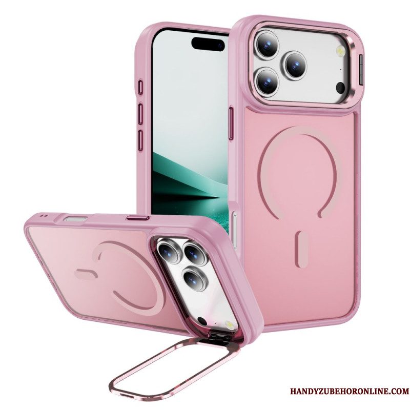 Hoesje iPhone 17 Pro Magnetisch Met Lenshouder Bescherming Hoesje