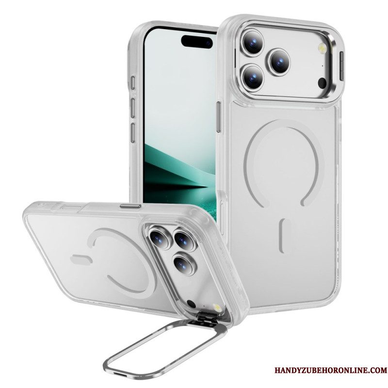 Hoesje iPhone 17 Pro Magnetisch Met Lenshouder Bescherming Hoesje