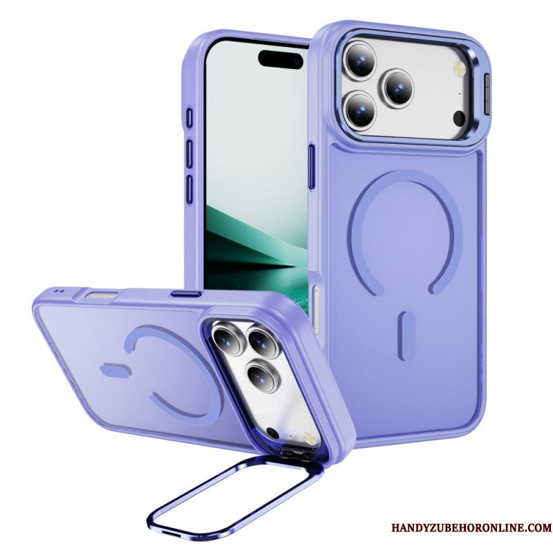 Hoesje iPhone 17 Pro Magnetisch Met Lenshouder Bescherming Hoesje