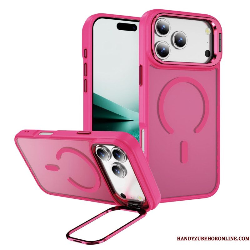 Hoesje iPhone 17 Pro Magnetisch Met Lenshouder Bescherming Hoesje