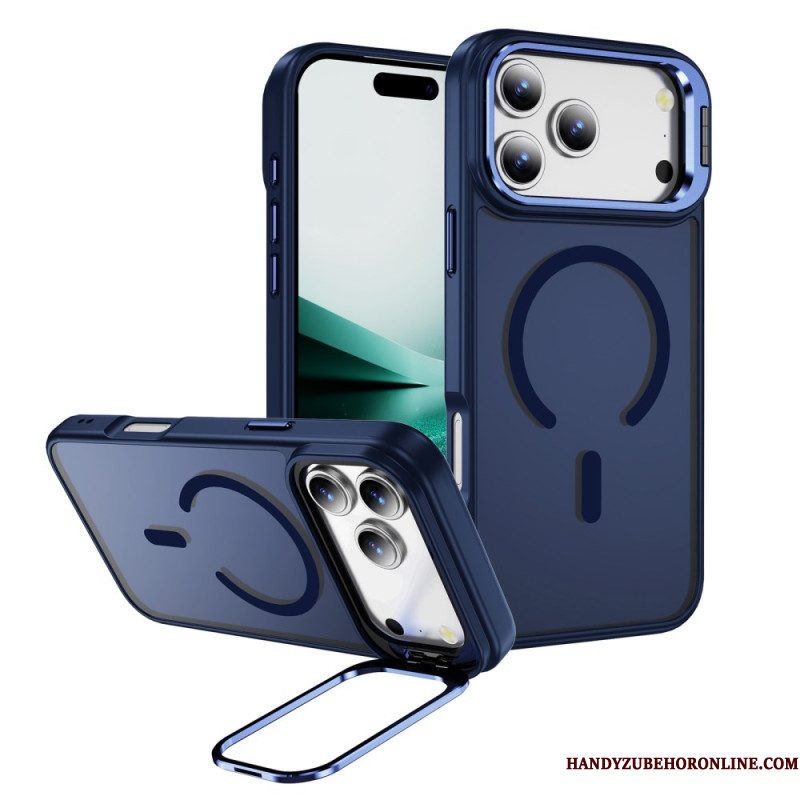Hoesje iPhone 17 Pro Magnetisch Met Lenshouder Bescherming Hoesje