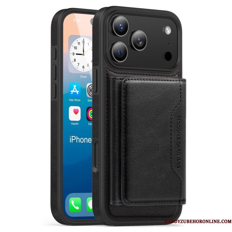 Hoesje iPhone 17 Pro Magsafe Premium Met Afneembare Kaart Houder Bescherming Hoesje