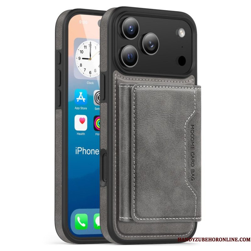Hoesje iPhone 17 Pro Magsafe Premium Met Afneembare Kaart Houder Bescherming Hoesje