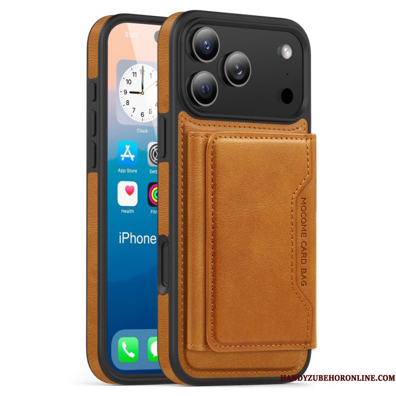 Hoesje iPhone 17 Pro Magsafe Premium Met Afneembare Kaart Houder Bescherming Hoesje