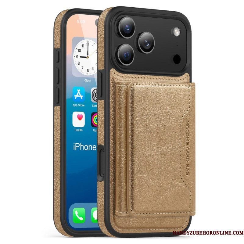 Hoesje iPhone 17 Pro Magsafe Premium Met Afneembare Kaart Houder Bescherming Hoesje
