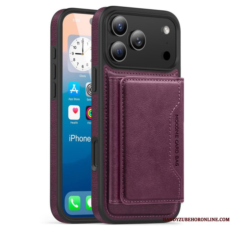 Hoesje iPhone 17 Pro Magsafe Premium Met Afneembare Kaart Houder Bescherming Hoesje
