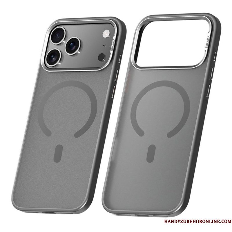 Hoesje iPhone 17 Pro Magsafe-compatibel Semi-transparant