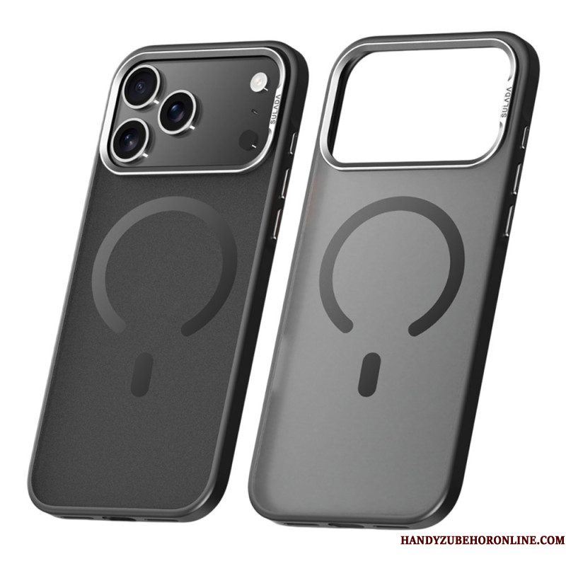 Hoesje iPhone 17 Pro Magsafe-compatibel Semi-transparant