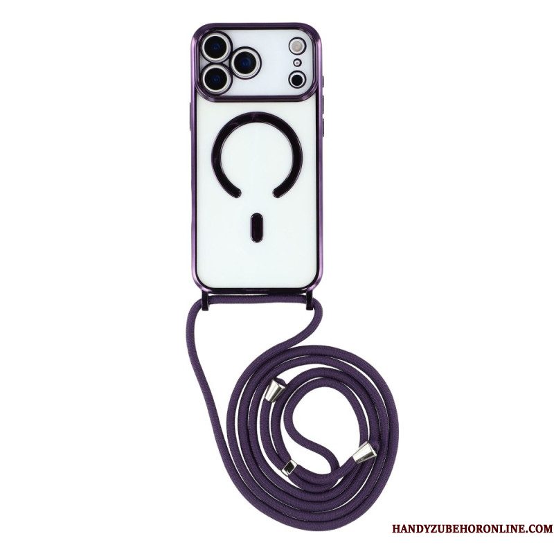 Hoesje iPhone 17 Pro Magsafe-compatibel Transparant Snoer Bescherming Hoesje