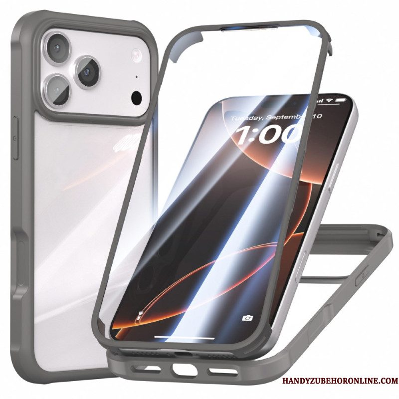 Hoesje iPhone 17 Pro Max Dubbelzijdig Transparant Hoesje Bescherming Hoesje