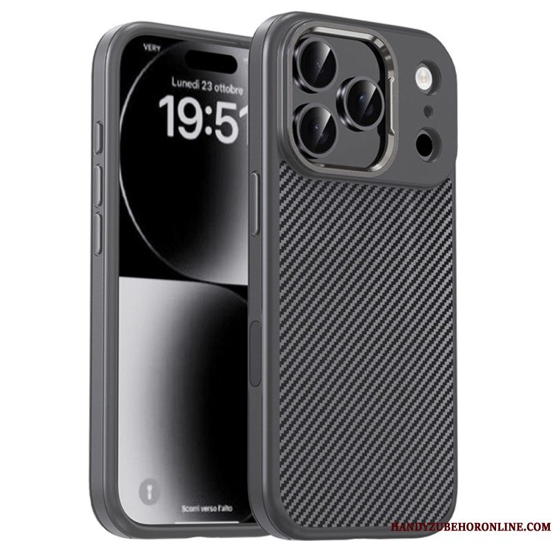Hoesje iPhone 17 Pro Max Ipaky Koolstofvezel