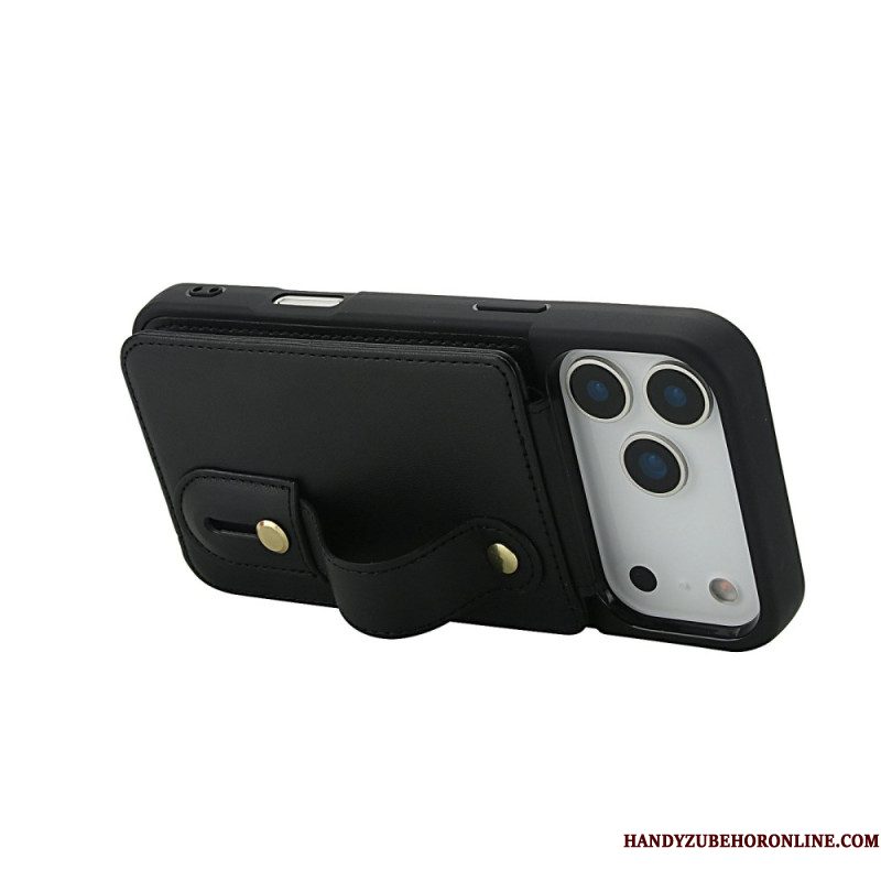 Hoesje iPhone 17 Pro Max Kaarthouder En Schouderband