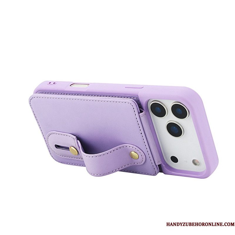 Hoesje iPhone 17 Pro Max Kaarthouder En Schouderband