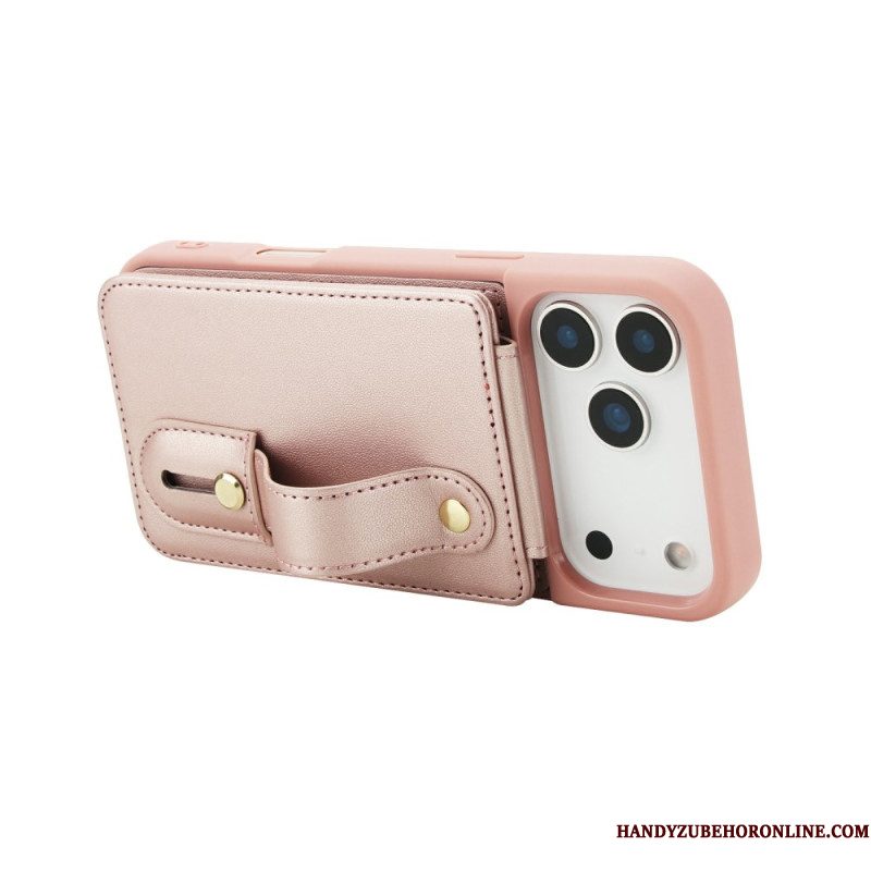 Hoesje iPhone 17 Pro Max Kaarthouder En Schouderband