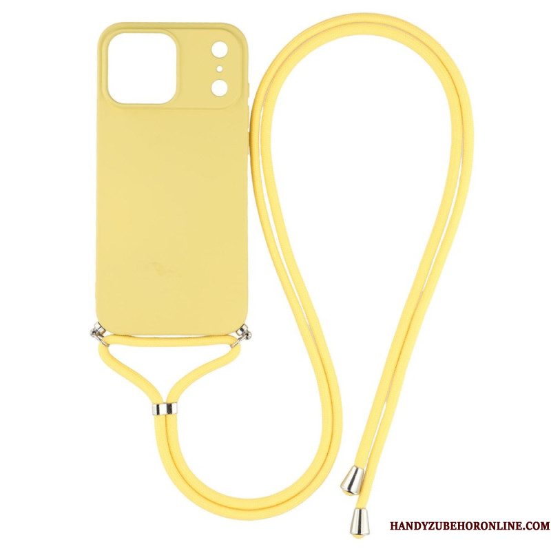 Hoesje iPhone 17 Pro Max Klassiek Koord