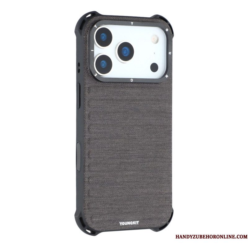 Hoesje iPhone 17 Pro Max Magsafe Premium Texture Jeans