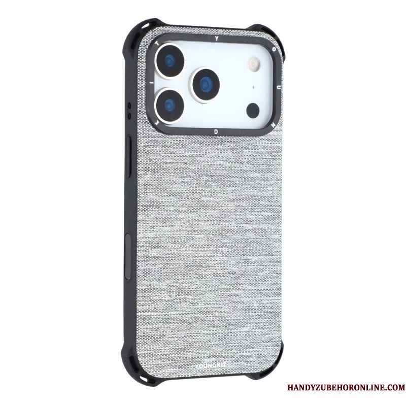 Hoesje iPhone 17 Pro Max Magsafe Premium Texture Jeans