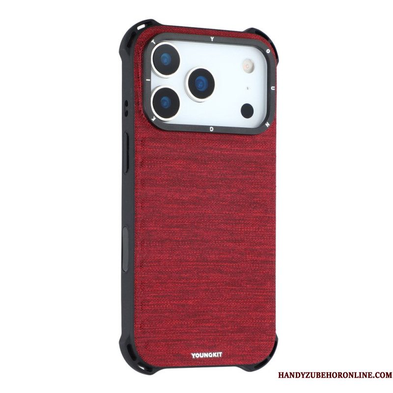 Hoesje iPhone 17 Pro Max Magsafe Premium Texture Jeans