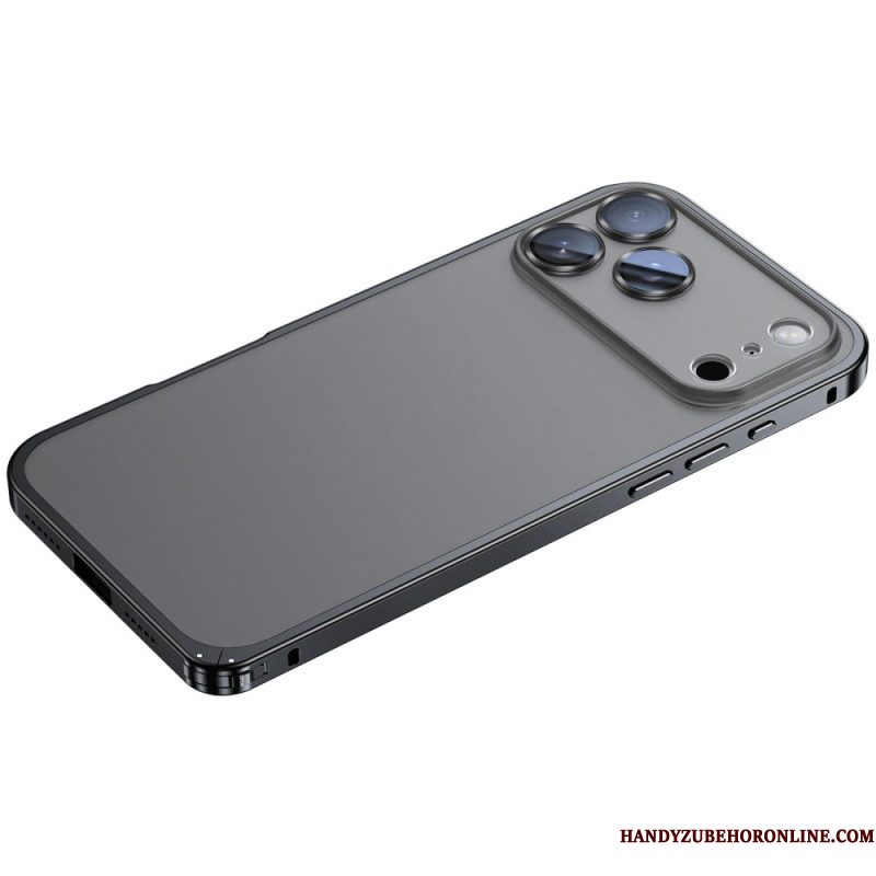 Hoesje iPhone 17 Pro Max Metalen Frame Bescherming Hoesje