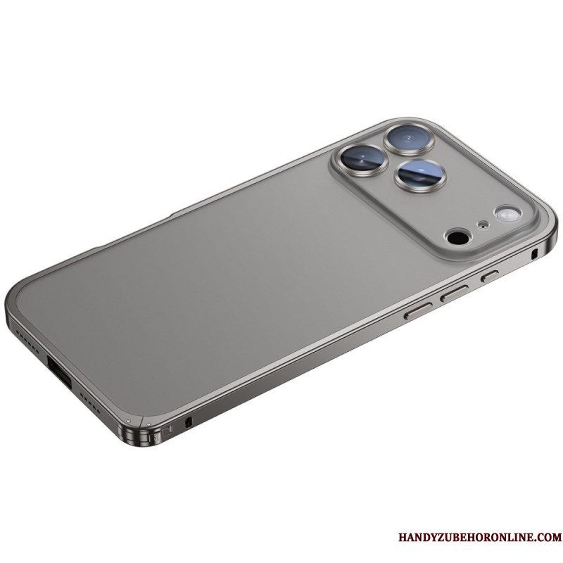 Hoesje iPhone 17 Pro Max Metalen Frame Bescherming Hoesje