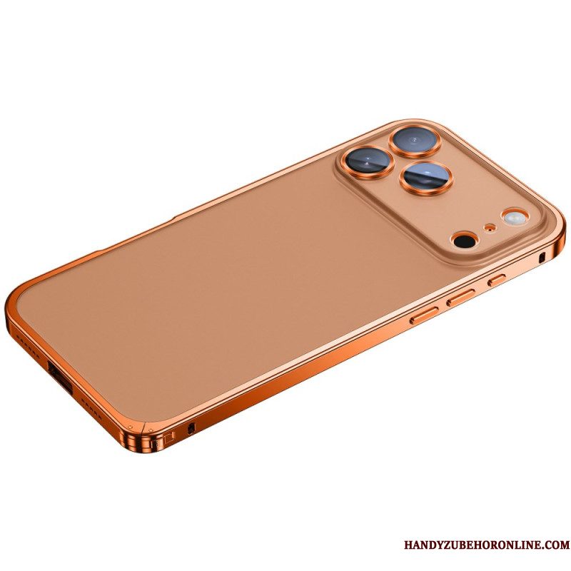 Hoesje iPhone 17 Pro Max Metalen Frame Bescherming Hoesje