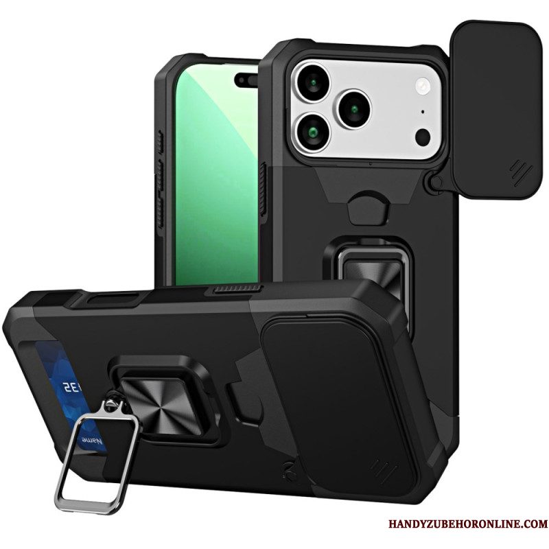 Hoesje iPhone 17 Pro Max Robuuste Standaard En Schuifdeksel