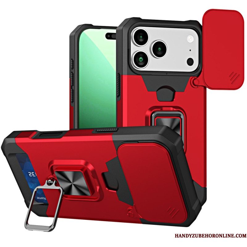 Hoesje iPhone 17 Pro Max Robuuste Standaard En Schuifdeksel