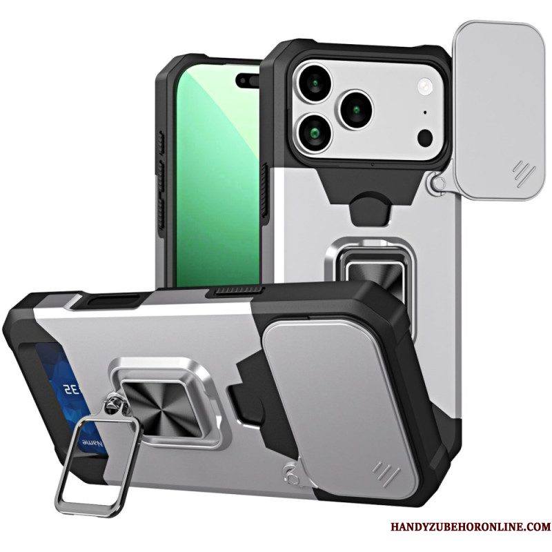 Hoesje iPhone 17 Pro Max Robuuste Standaard En Schuifdeksel