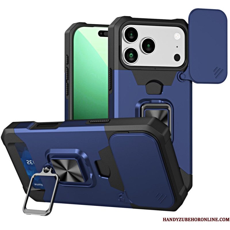 Hoesje iPhone 17 Pro Max Robuuste Standaard En Schuifdeksel