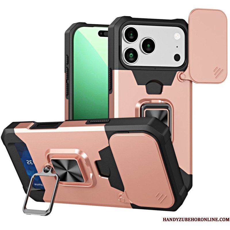 Hoesje iPhone 17 Pro Max Robuuste Standaard En Schuifdeksel