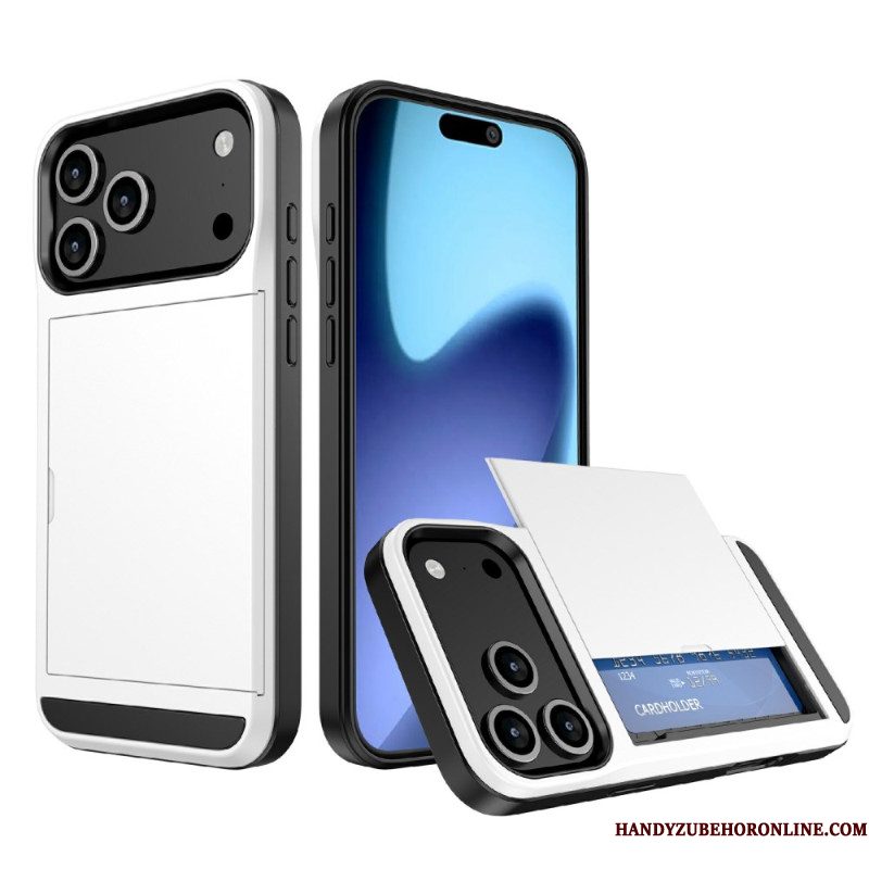 Hoesje iPhone 17 Pro Max Schuifbare Kaarthouder
