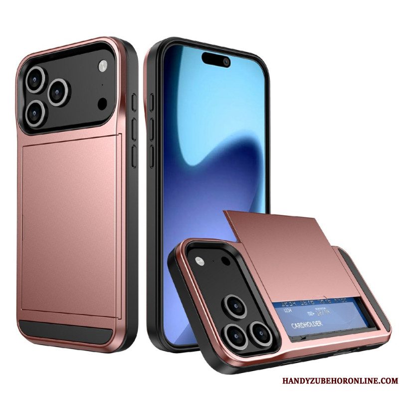 Hoesje iPhone 17 Pro Max Schuifbare Kaarthouder