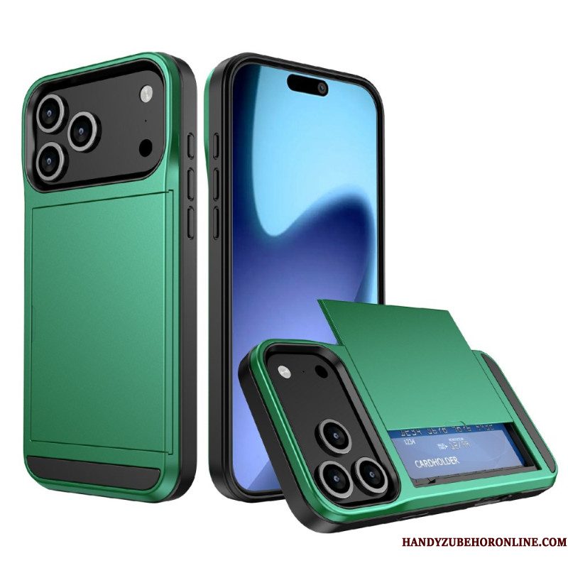 Hoesje iPhone 17 Pro Max Schuifbare Kaarthouder