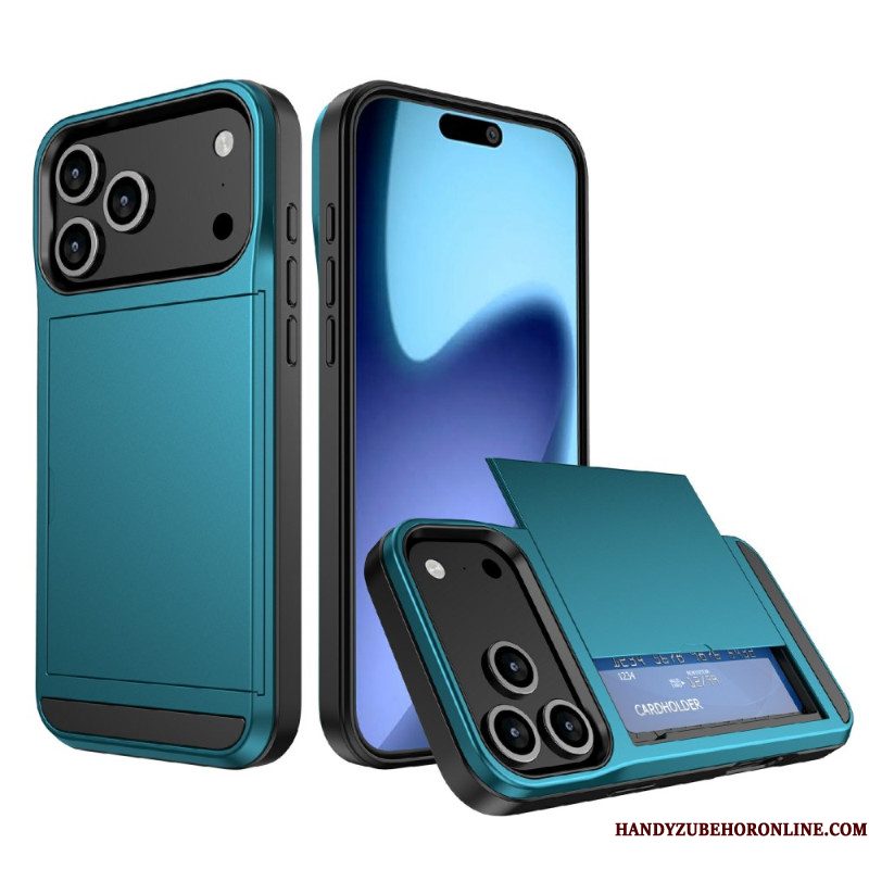 Hoesje iPhone 17 Pro Max Schuifbare Kaarthouder