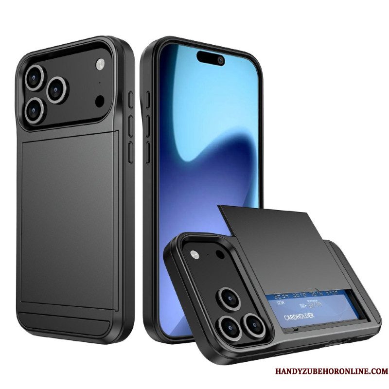 Hoesje iPhone 17 Pro Max Schuifbare Kaarthouder