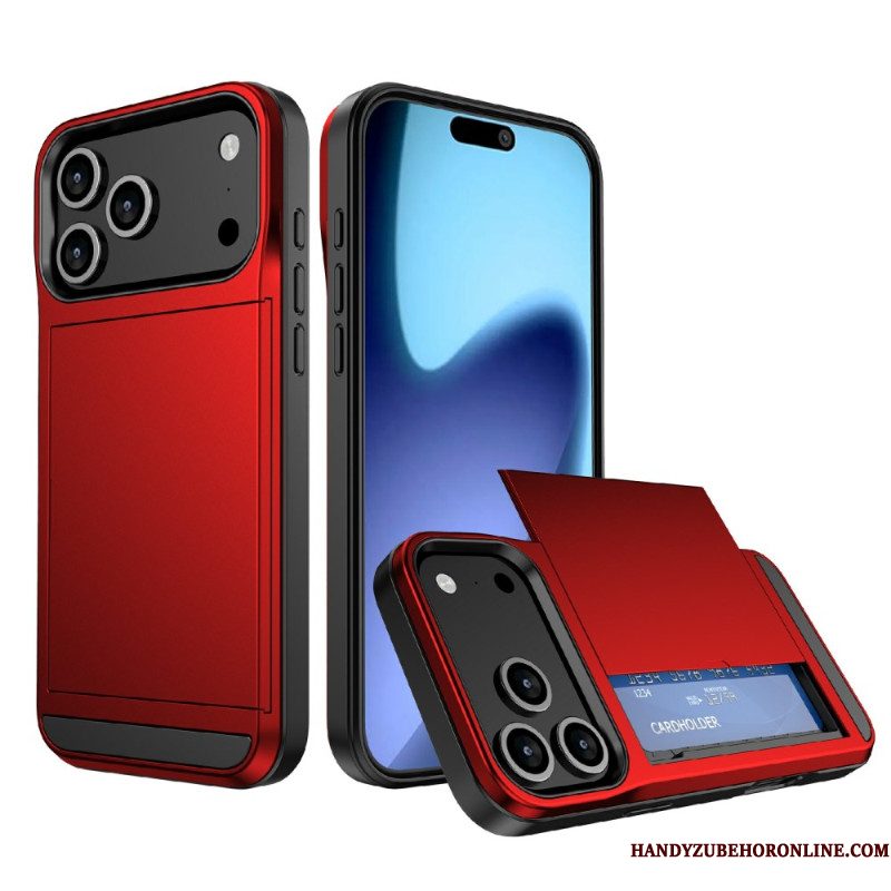 Hoesje iPhone 17 Pro Max Schuifbare Kaarthouder