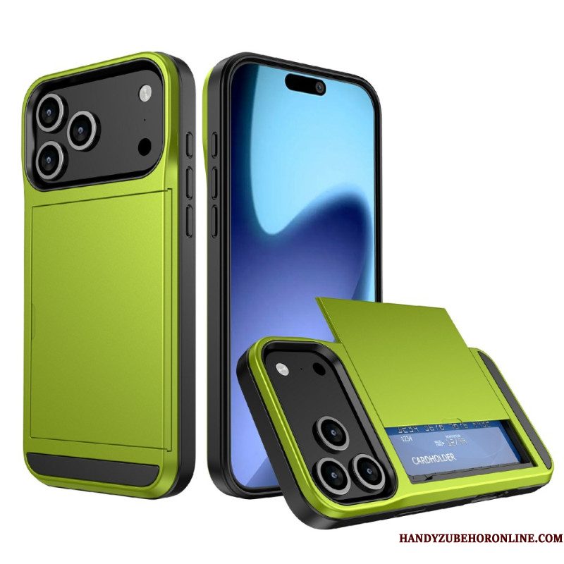 Hoesje iPhone 17 Pro Max Schuifbare Kaarthouder