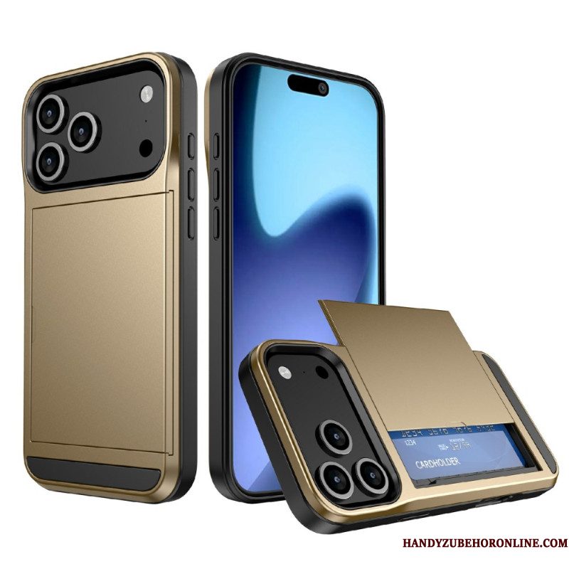Hoesje iPhone 17 Pro Max Schuifbare Kaarthouder