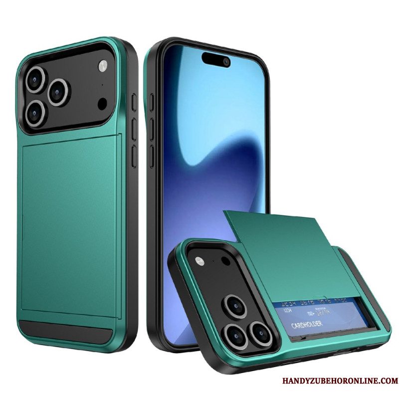 Hoesje iPhone 17 Pro Max Schuifbare Kaarthouder